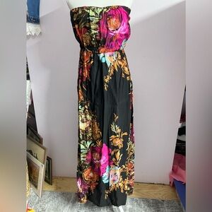 Xhilaration Womens Maxi Length Strapless Dress,           Size S